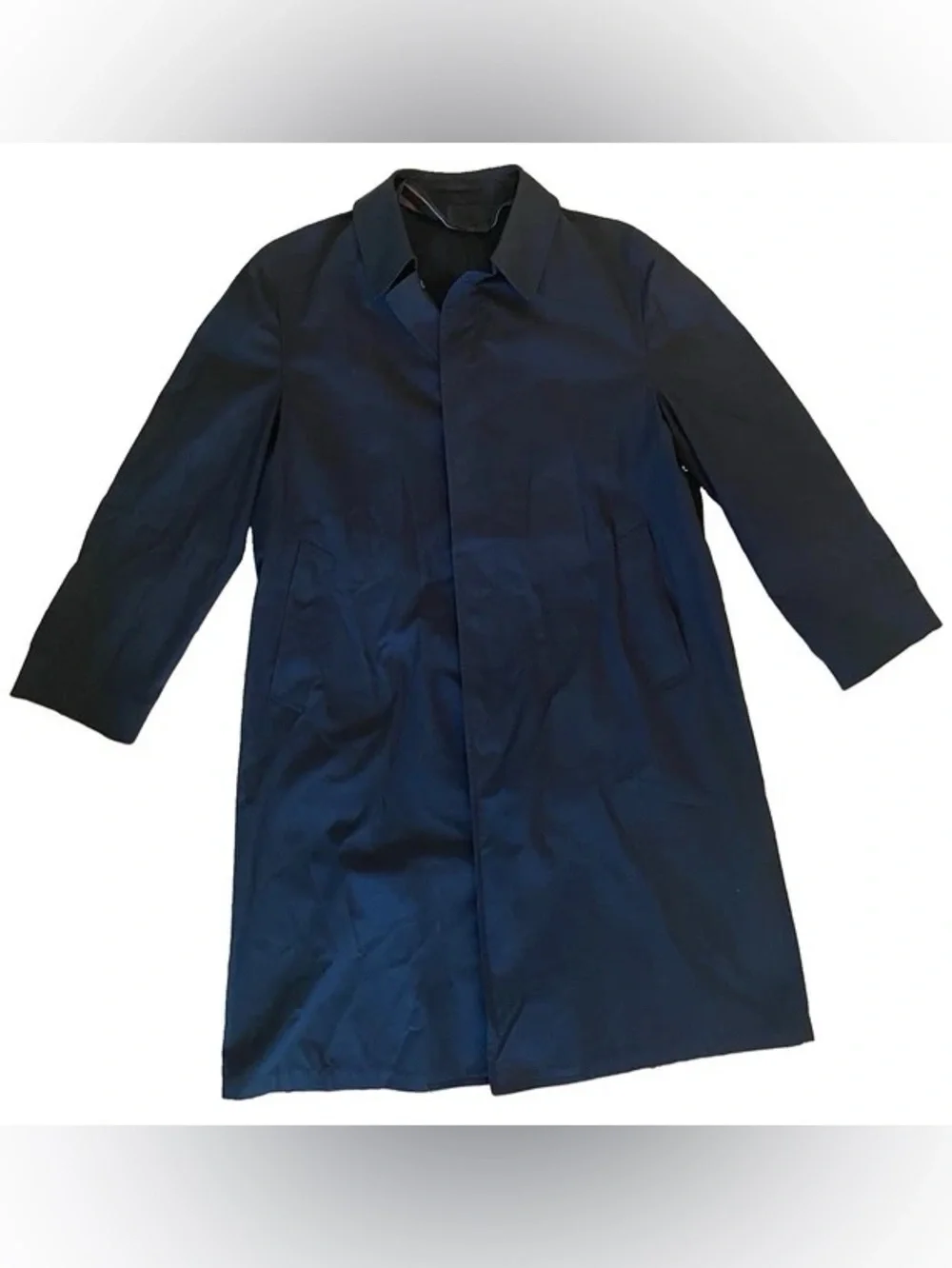 London Fog Men's Navy Trench Coat